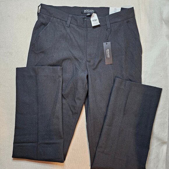 Bogari Men's Dark Gray Dress Pants - Size 31/31 - Picture 1 of 5
